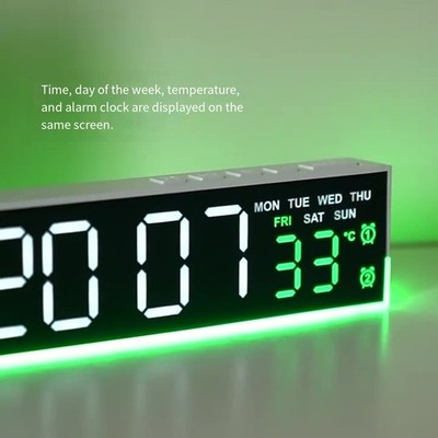 Automatisches Lichtsensor LED Nachtlicht Celsius und Fahrenheit leicht für die
