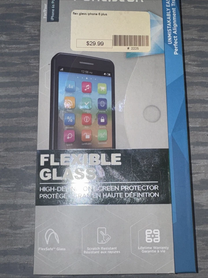 New OEM PureGear Flexible Glass Screen Protector For iPhone 6s Plus / 6 Plus ! - Image 3 of 4