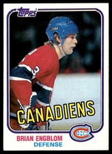 1981-82 Topps Brian Engblom Montreal Canadiens #10