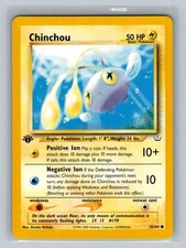 Chinchou 1st Edition Pokemon TCG Neo Revelation 42/64 NM