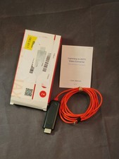 Apple MFi Certified Lightning to HDMI Cable Adapter iPhone to TV mirroring NOB