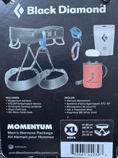 Black Diamond Momentum Climbing Harnesssize XL