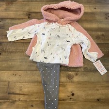 Just One You By Carter's Baby Size 12 Months 3-Piece Fluffy Set NWT