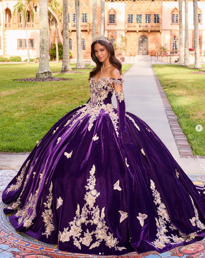 Royal Purple Dark Mauve Prom Dress Elegant Ball Gown Satin Prom