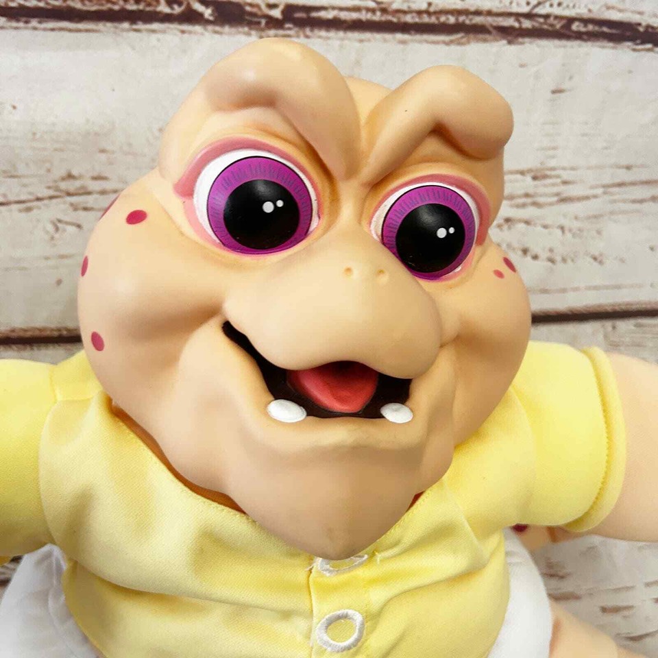 DISNEY Vintage 1991 Dinosaurs Talking Baby Sinclair Plush Doll eBay