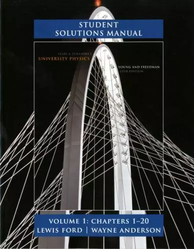 Student Solutions Manual for University Physics Volume 1 Hugh Young - Picture 1 of 1