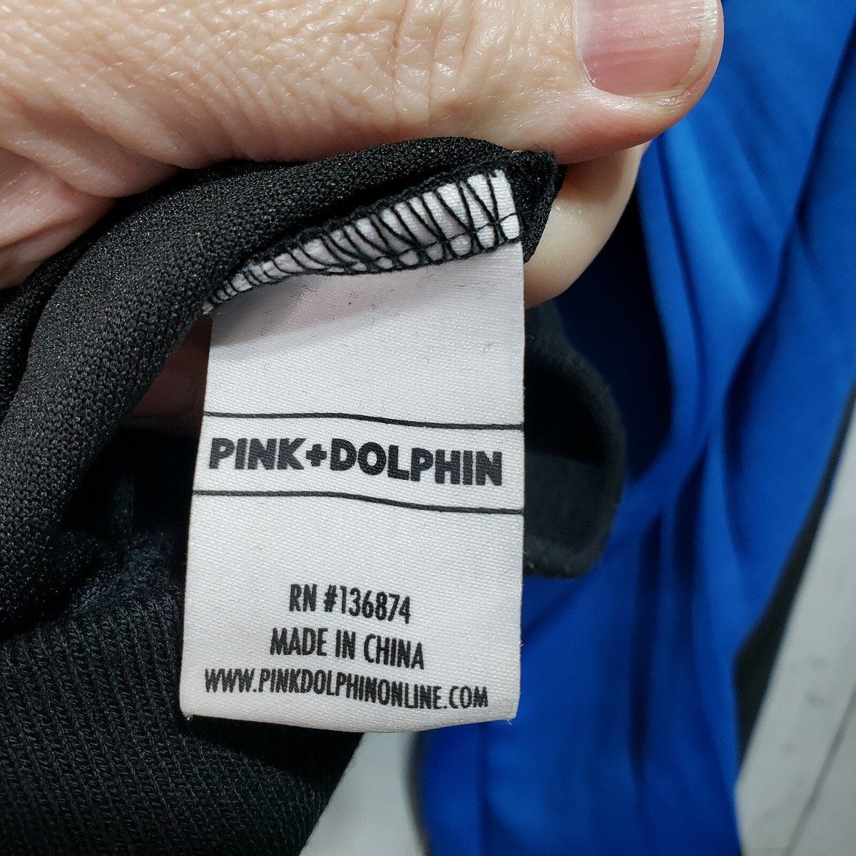NWOT Pink Dolphin Rare Ghost Boo Track Jacket XXL Blue Black