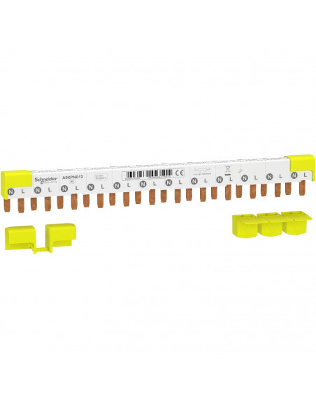 Acti9 iDT40 peigne 1P+N 12 modules de 18mm 80A SCHNEIDER A9XPN612