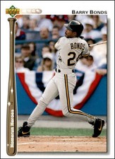 1992 Upper Deck MLB cards Home Run Heroes - U pick cards Baseball Card Free Ship