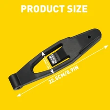 2X Left & Right Side Hood Latch Base Black For 1987-2010 Kenworth T800 L560001