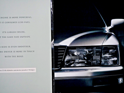 1995 Lexus LS 400 Vintage Multi Page Foldout A NEW Journey