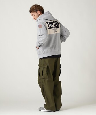 ASK availability first) AVIREX LONG SLEEVE ZIP PARKA DUST DEVILS