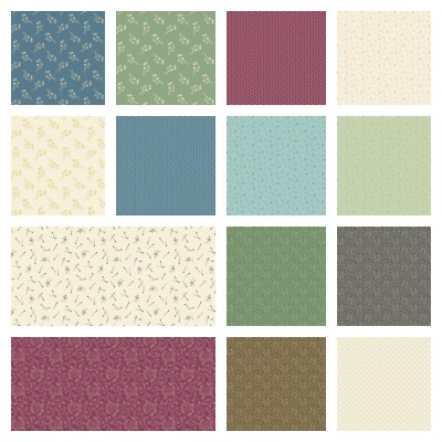 Nähkorb von Edyta Sitar für Wäschekorbquilts - vorgeschnitten nur Fett 1/4er