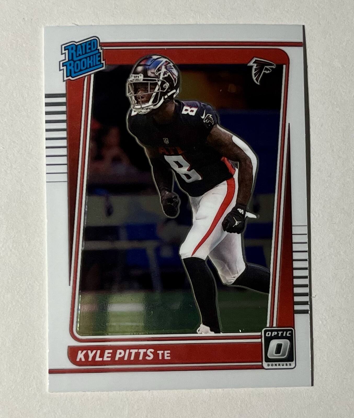 2021 Panini Donruss Optic Kyle Pitts Rated Rookie #211 Atlanta Falcons