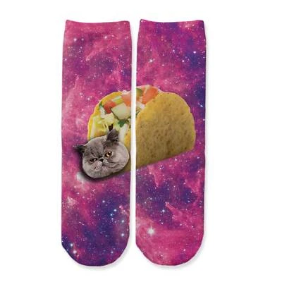 FUNCTION SOCKS Function - Kids Galaxy Taco Cat Tall Crew Socks Space Toys Tree Youth Boys Girls