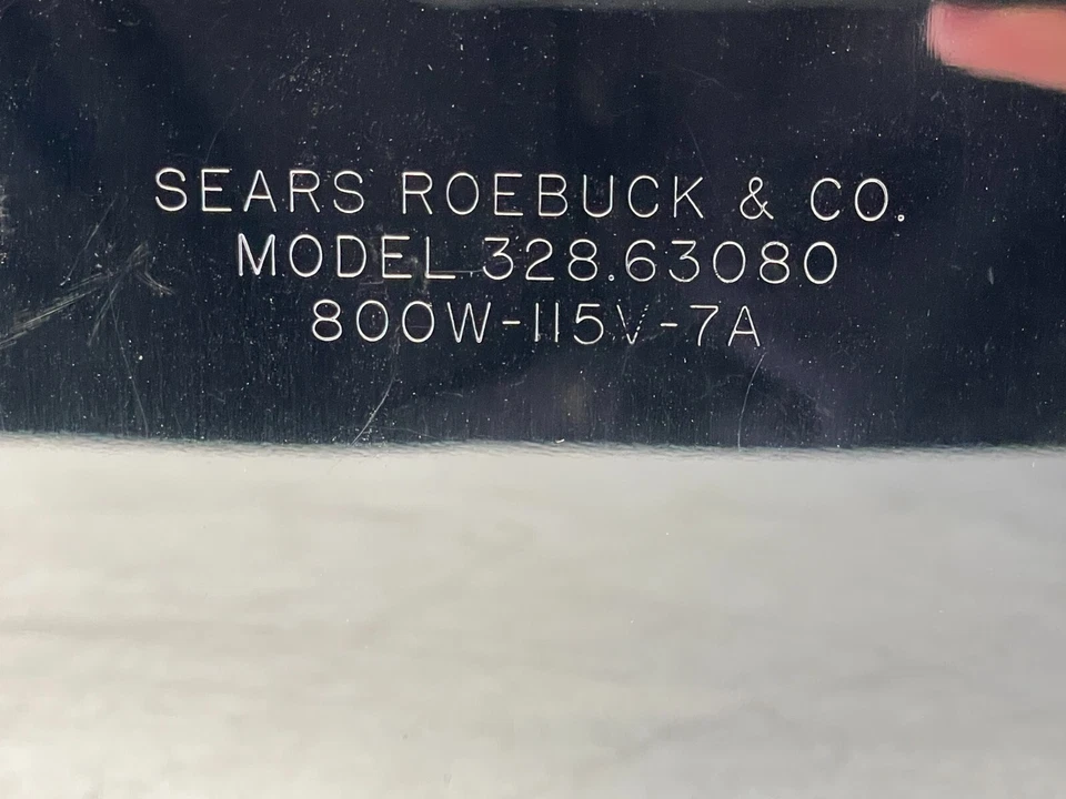 Herramienta/aparato eléctrico vintage Sears Roebuck & Co. 328.63080 800W 115V 7A Foto 4 de 4