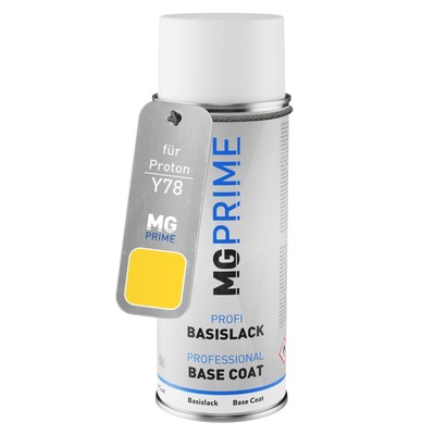 Autolack Spraydose für Proton Y78 Royal Yellow Basislack Sprühdose 400ml
