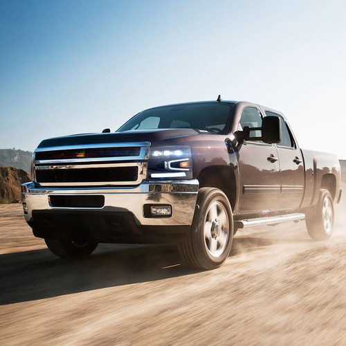 Conjunto de faros delanteros proyectores LED 2007-2013 Chevrolet Silverado 1500 - Imagen 10 de 11