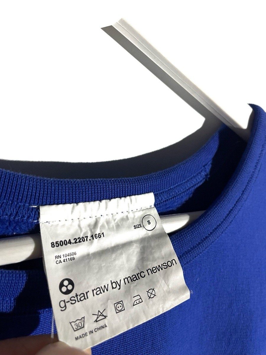 G-Star RAW by Marc Newson Men Electric Blue Sweatshirt Size S | eBay