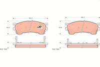 BremsbelÄGe Mazda P. 626 91-/PROBE/323 98-
