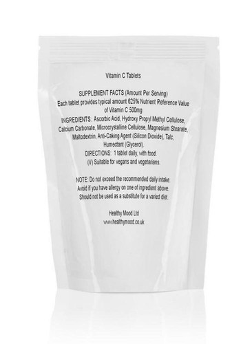 Vitamin C 500mg Slow Time Release Tablets GB BritVits - Picture 3 of 12