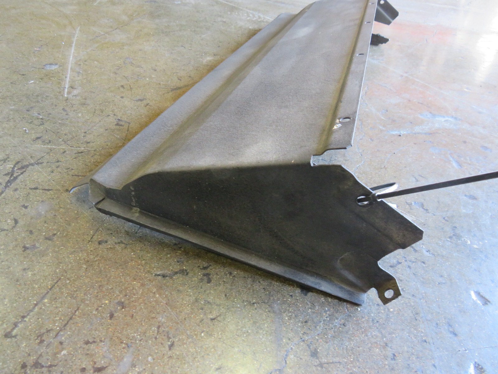 Ferrari 575, 550, Radiator Upper Metal Air Duct, Missing Mount, Used, 65206300