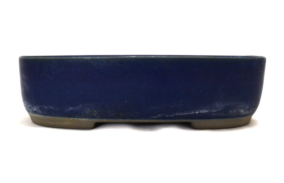Bonsai pot rectangular Rare with gentle rounded corners 15.5cm Vintage Japanese - Image 2 of 4