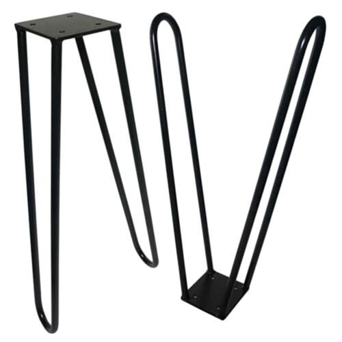 2 PCS Folding Table Legs Hairpin Legs 16-Inch Coffee Table-