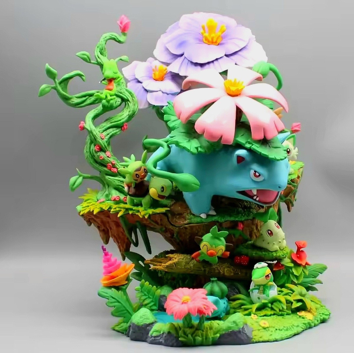 USA Stock! Pokemon Venusaur Forest Grass Type Family Bucket 33cm