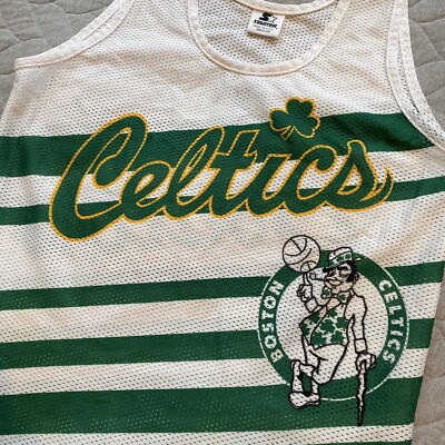 Vtg 90s Boston Celtics Starter Mesh NBA Jersey Mens Size S/M All