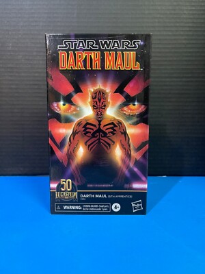 Star Wars The Black Series Comic - Darth Maul (Sith Apprentice) 50th Lucasfilm