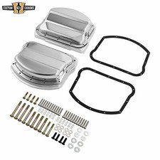 Chrome Panhead Valve Rocker Top Covers Fits For Harley Evolution Big Twins 84-99