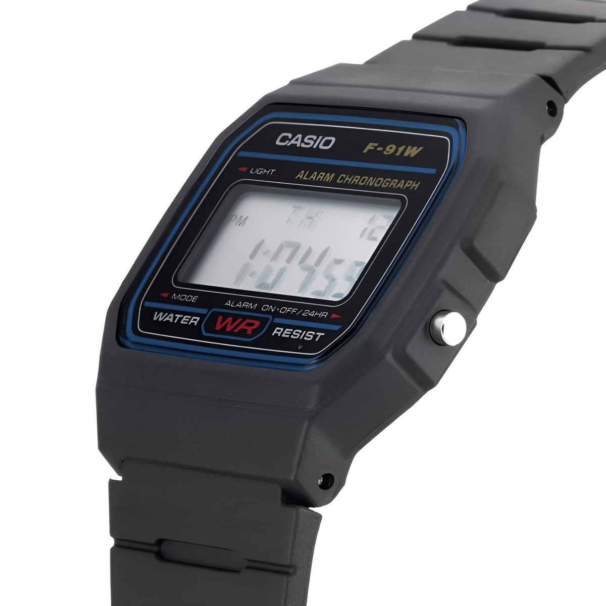 アナログ時計 CASIO F91WM1BDF 939020 Casio Men's Watch Classic Alarm Chrono Digital Dial Black