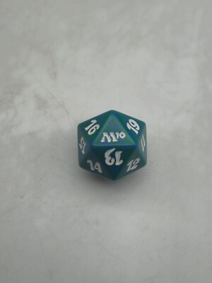 Magic the Gathering Spindown Dice Life Counter 2010 Core Set M10 Green D20 MTG