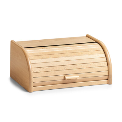 Zeller Rollbrotkasten Buche 40 x 28 x 18 cm