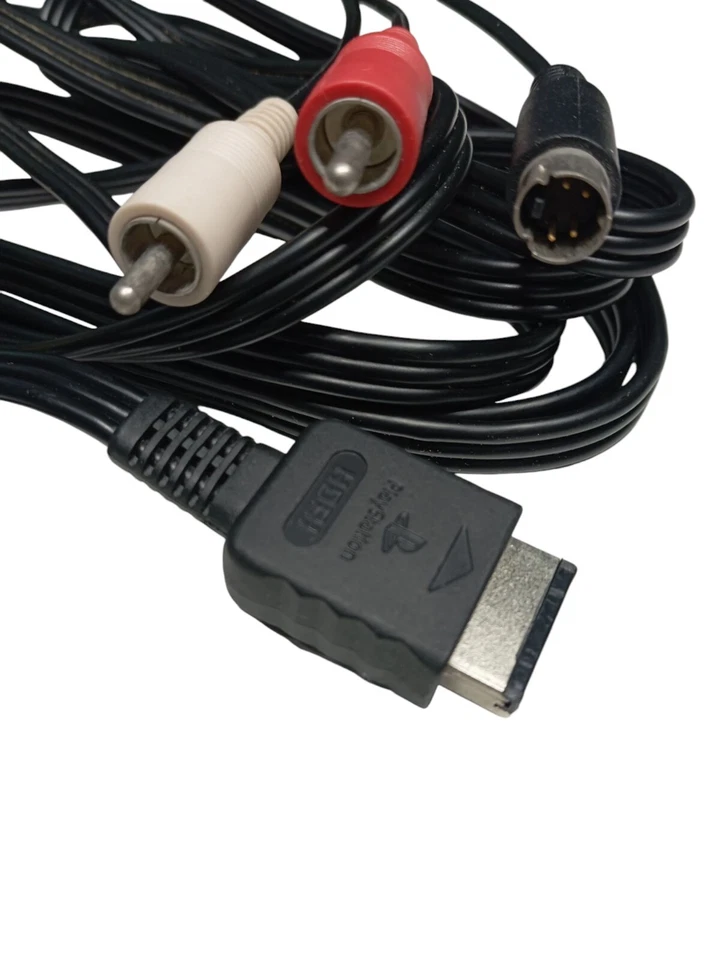 HORI 3 Meter S Video Cable for Sony Playstation ps 1 2 3 PS1 PS2 PS3 PSX - Image 3 of 4