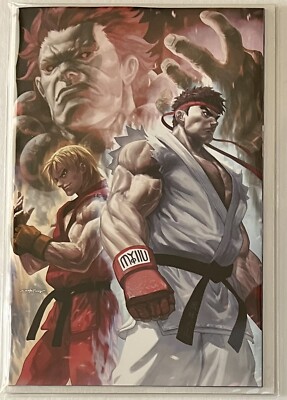 STREET FIGHTER # 1   VIRGIN VARIANT   SANTA FUNG   LTD 500   #30/500   COA   NM+