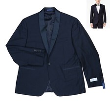 Ryan Seacrest Distinction 100 Wool Modern Fit Tuxedo Jacket 42 Short NWT Navy
