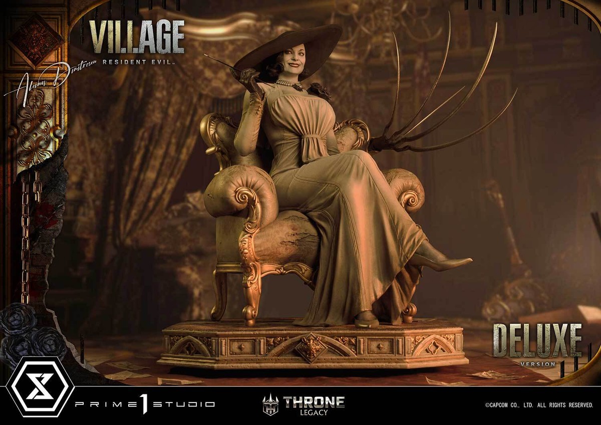 Prime 1 Studio TLCRE-01DX Throne Legacy Alcina Dimitrescu 1