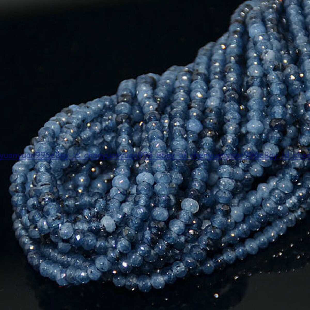 3X2MM Pietra Naturale K2 Gemma Di Grado A Micro Perle Rondelle - Foto 6