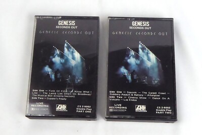 Musikkassette - GENESIS - Seconds Out - Part One and Two - MC
