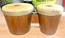 Juego de Bongos Colección Música LP Percusión Latina Pequeño Madera Madera Madera Tambor de Mano