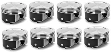 SILVOLITE Hypereutectic Dished Pistons Set/8 for 1999-2004 Chevy 6.0L PRESS .020