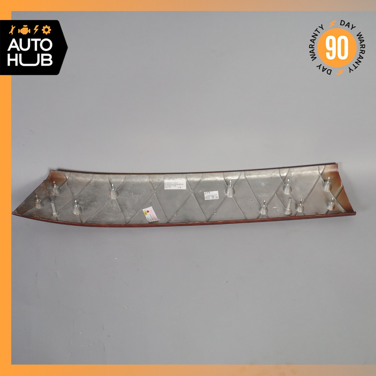 03-13 Maserati Quattroporte M139 Front Right Side Door Panel Trim Panel Wood OEM