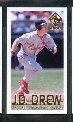 2000 Pacific Private Stock PS-2000 Action Mini - #44 - J.D. Drew - Cardinals