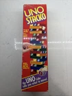 VINTAGE Uno Stack COMPLETE Mattel 1994 Family Game 90's Colors Fun Jenna Style