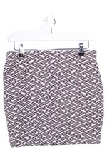 ZARA Gonna a Tubino Donna Multicolore Geometrica Elegante (IT 42, EU 38, INT M)