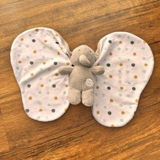 Snug Hugs Elephant Big Ears Baby Security Blanket Lovey Polka Dot Kids Preferred