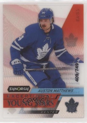 2020 Upper Deck Synergy Exceptional Young Stars /749 Auston Matthews #EY-27 iy3