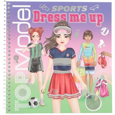 TOPMODEL TOP Model Sports Dress Me Up Stickerbook Depesche età 6+